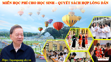 Miễn học phí cho học sinh - Quyết sách hợp lòng dân