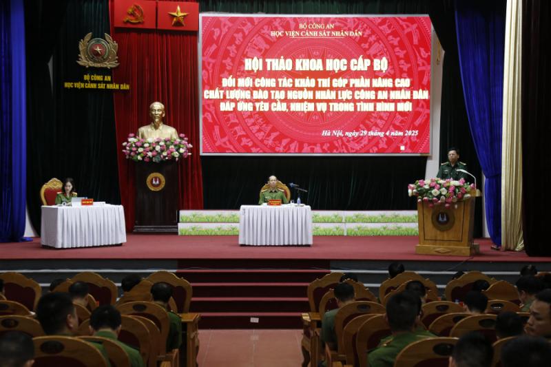 Đổi mới công tác khảo thí góp phần nâng cao chất lượng đào tạo nguồn nhân lực trong CAND -0