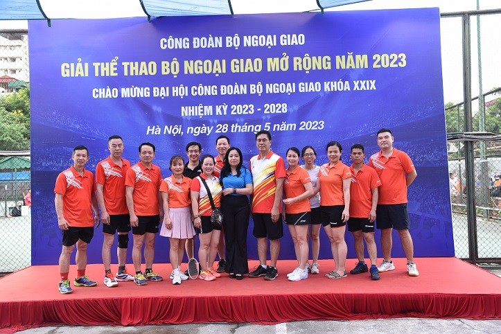 Công đoàn Bộ Ngoại giao tổ chức Giải thể thao Bộ Ngoại giao mở rộng năm 2023 Công đoàn Bộ Ngoại giao tổ chức Giải thể thao Bộ Ngoại giao mở rộng năm 2023