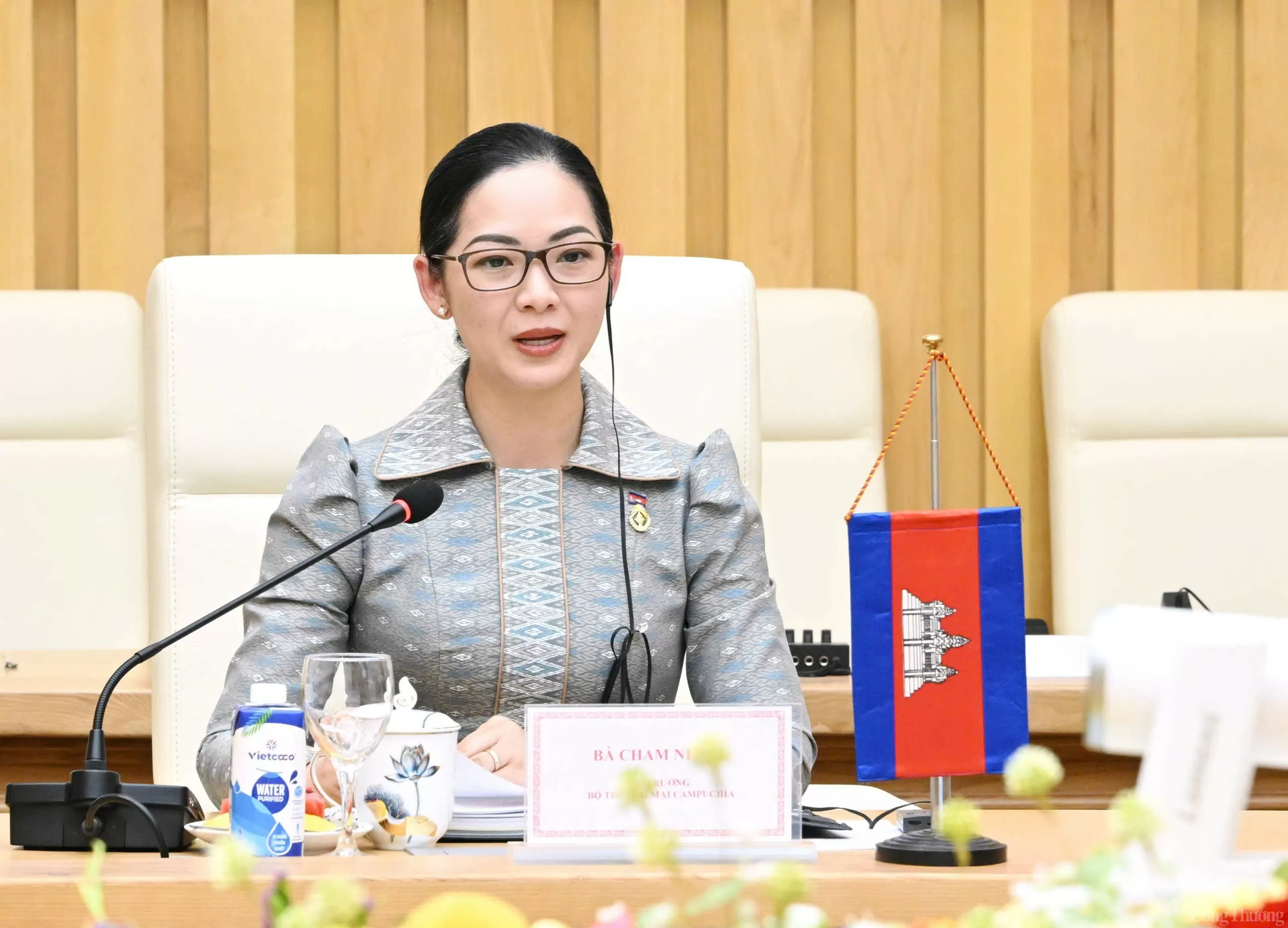 Ảnh: Việt Nam - Campuchia ký thỏa thuận hợp tác về thương mại