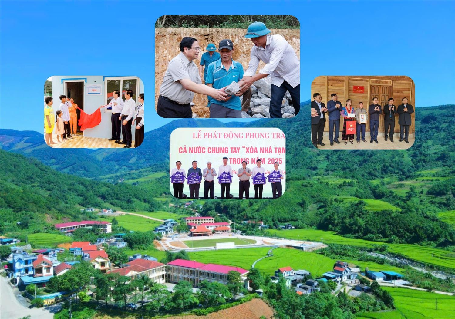 Với trách nhiệm từ trái tim, mục tiêu hoàn thành Chương trình xóa nhà tạm, nhà dột nát trên phạm vi cả nước trước ngày 31/10/2025 là ý chí của cả hệ thống chính trị. Chương trình đã và đang trở thành một phong trào toàn diện, huy động, tập trung được đa dạng các nguồn lực từ Trung ương đến địa phương, cộng đồng doanh nghiệp. Với trách nhiệm từ trái tim, mục tiêu hoàn thành Chương trình xóa nhà tạm, nhà dột nát trên phạm vi cả nước trước ngày 31/10/2025 là ý chí của cả hệ thống chính trị. Chương trình đã và đang trở thành một phong trào toàn diện, huy động, tập trung được đa dạng các nguồn lực từ Trung ương đến địa phương, cộng đồng doanh nghiệp.