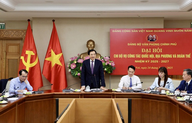 Đại hội Chi bộ Vụ Công tác Quốc hội, Địa phương và Đoàn thể thành công tốt đẹp- Ảnh 1.