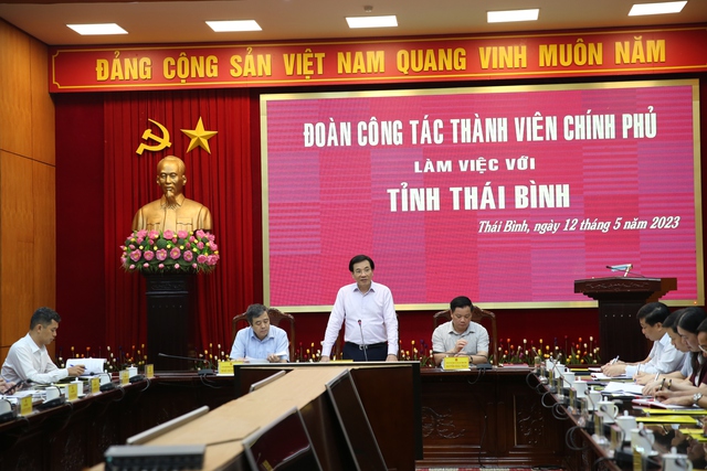 Đoàn công tác VPCP nắm bắt khó khăn, vướng mắc tại tỉnh Thái Bình - Ảnh 3.